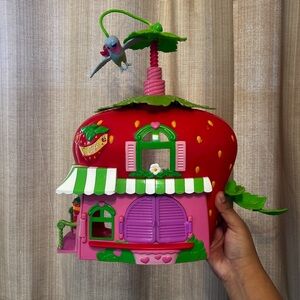 Strawberry-Themed Dollhouse Playset